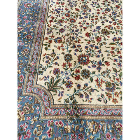 366 x 260 cm Persian Kerman Traditional Yellow Rug - Rugmaster