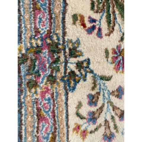 366 x 260 cm Persian Kerman Traditional Yellow Rug - Rugoutlet