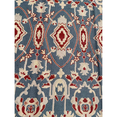 367 x 250 cm Fine Sumak Traditional Blue Rug - Rugoutlet