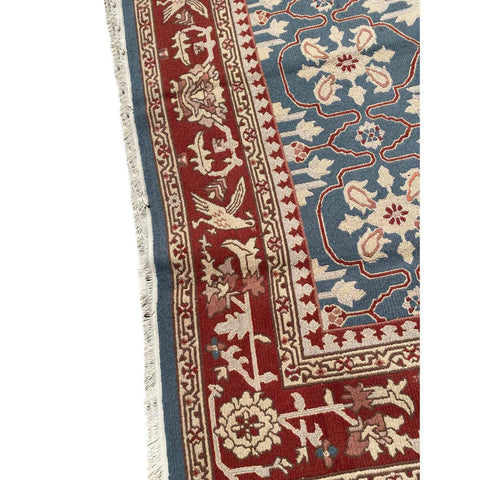 367 x 250 cm Fine Sumak Traditional Blue Rug - Rugmaster