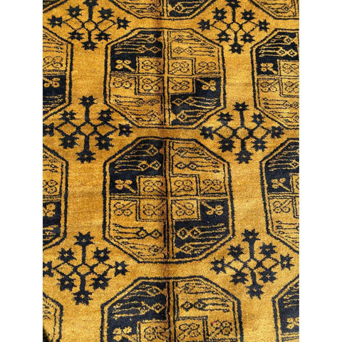 368 x 249 cm Golden Afghan Tribal Gold Rug - Rugmaster