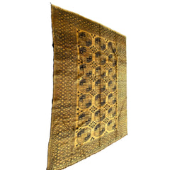 368 x 249 cm Golden Afghan Tribal Gold Rug - Rugmaster