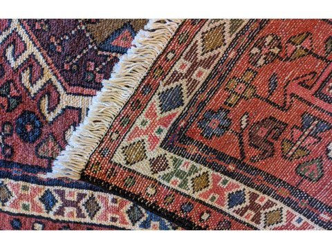 385 x 75 cm Karajeh Traditional Red Rug - Rugoutlet