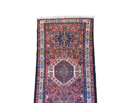 385 x 75 cm Karajeh Traditional Red Rug - Rugoutlet