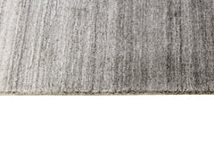 400 x 400 cm Indian Wool/Viscose Brown Rug-Gris, Grey - Rugmaster