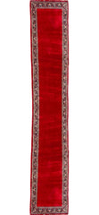 450 x 90 cm Persian kashan Traditional Red Rug - Rugmaster