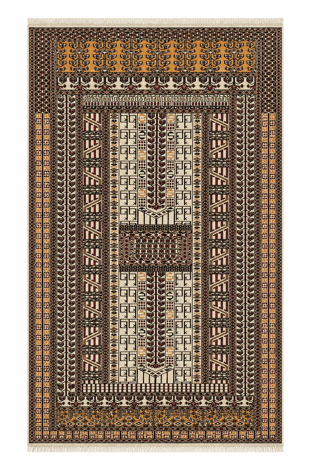 Pakistan Bukhara Hachloo Rug 190 x 130 cm (6.23 x 4.27 ft)