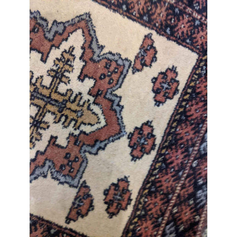 52 x 63 cm Persian Baluch Tribal Red Small Rug - Rugmaster