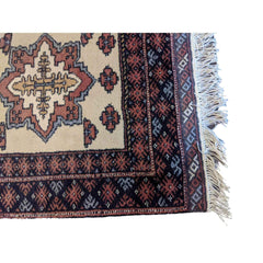 52 x 63 cm Persian Baluch Tribal Red Small Rug - Rugmaster