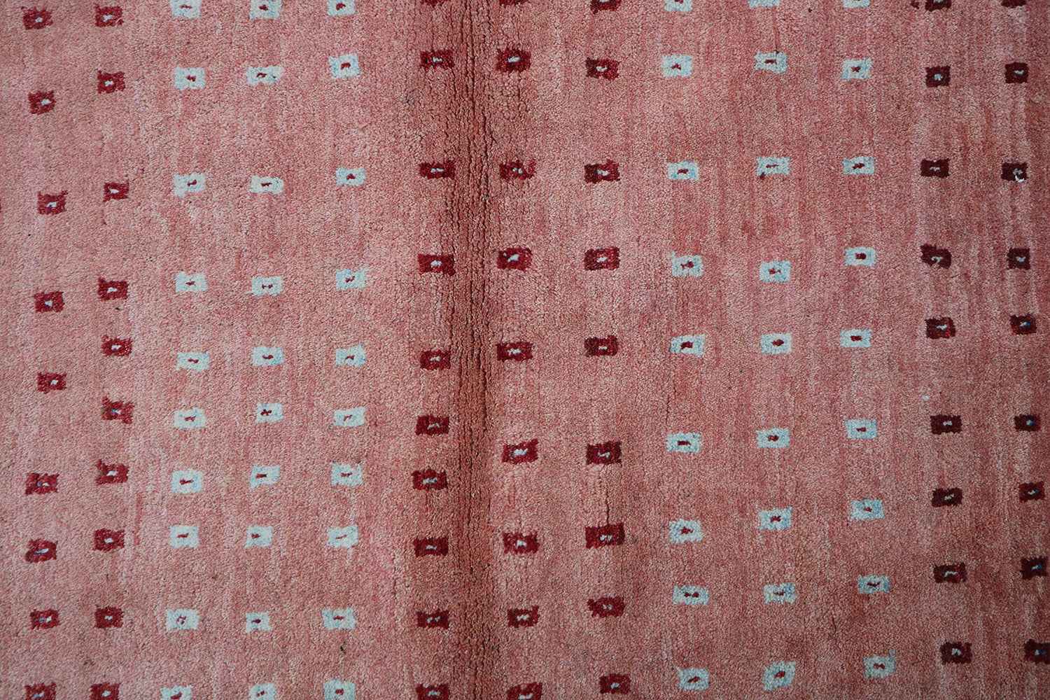 143 x 105 Gabbeh Tribal Wool Rugs Handmade Pink - Rugoutlet