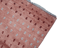 143 x 105 Gabbeh Tribal Wool Rugs Handmade Pink - Rugoutlet