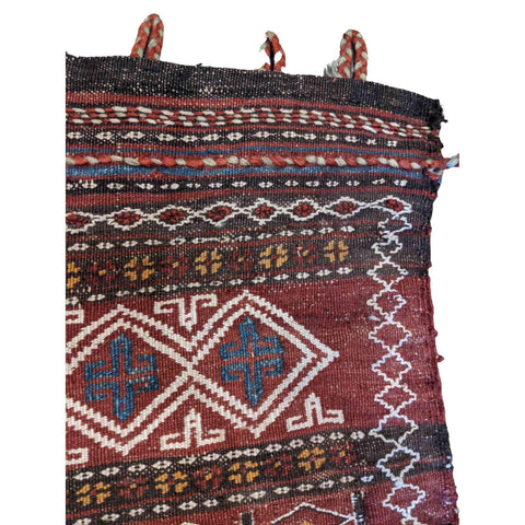 55 x 57 cm Sumak Traditional Red Small Rug - Rugoutlet