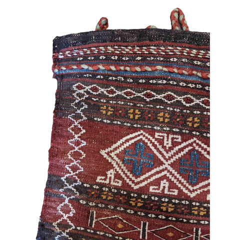 55 x 57 cm Sumak Traditional Red Small Rug - Rugoutlet