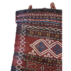 55 x 57 cm Sumak Traditional Red Small Rug - Rugmaster