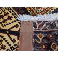 59 x 50 cm Persian Baluch Tribal Brown Small Rug - Rugmaster