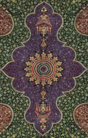 Silk effect Natural Silk Fringe Rug 180cm x 120cm