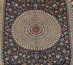 Persian Qum Handmade Silk Rug - 100 cm x 150 cm