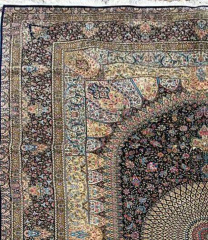 Persian Qum Handmade Silk Rug - 100 cm x 150 cm