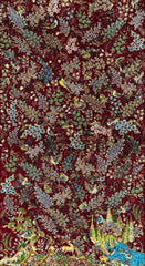 Silk Effect Natural Silk Fringe Rug (1m x 1.5m)