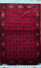 Baluch Hand-Knotted Wool Rug 100 cm x 150 cm (4.9 x 3.2 ft)