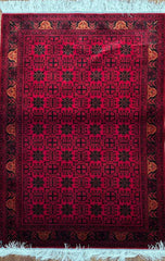 Baluch Hand-Knotted Wool Rug 100 cm x 150 cm (4.9 x 3.2 ft)