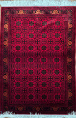 Baluch Hand-Knotted Wool Rug 100 cm x 150 cm (4.9 x 3.2 ft)