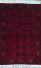 Baluch Hand-Knotted Wool Rug 100 cm x 150 cm (4.9 x 3.2 ft)