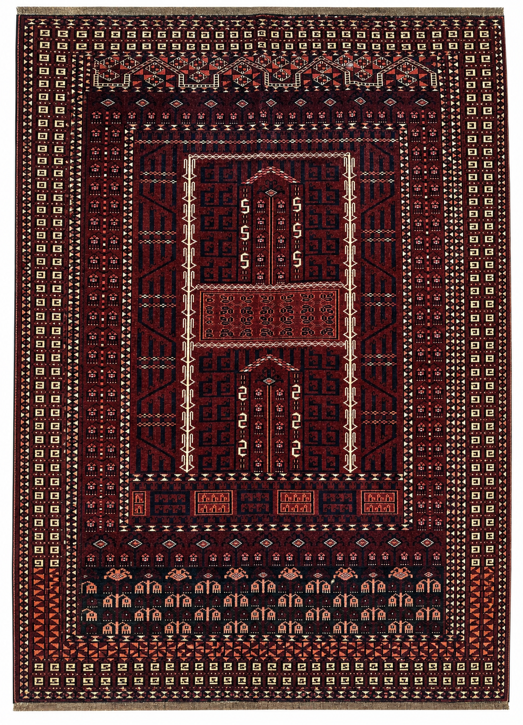 Hachlu Handmade Rug 173 x 144 cm