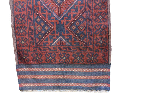 60 x 240 cm Afghan Mushwani Tribal Orange Rug - Rugoutlet
