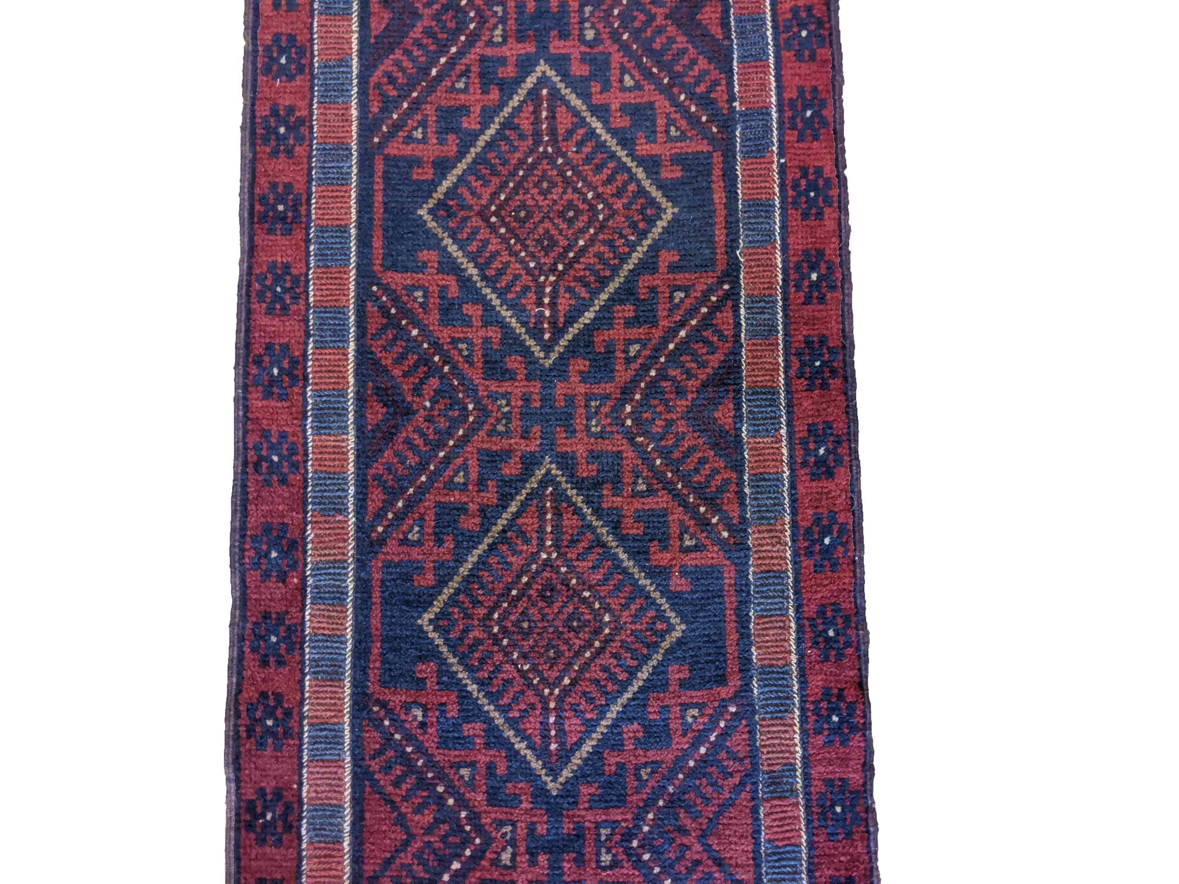 63 x 254 cm Afghan Mushwani Tribal Orange Rug - Rugoutlet