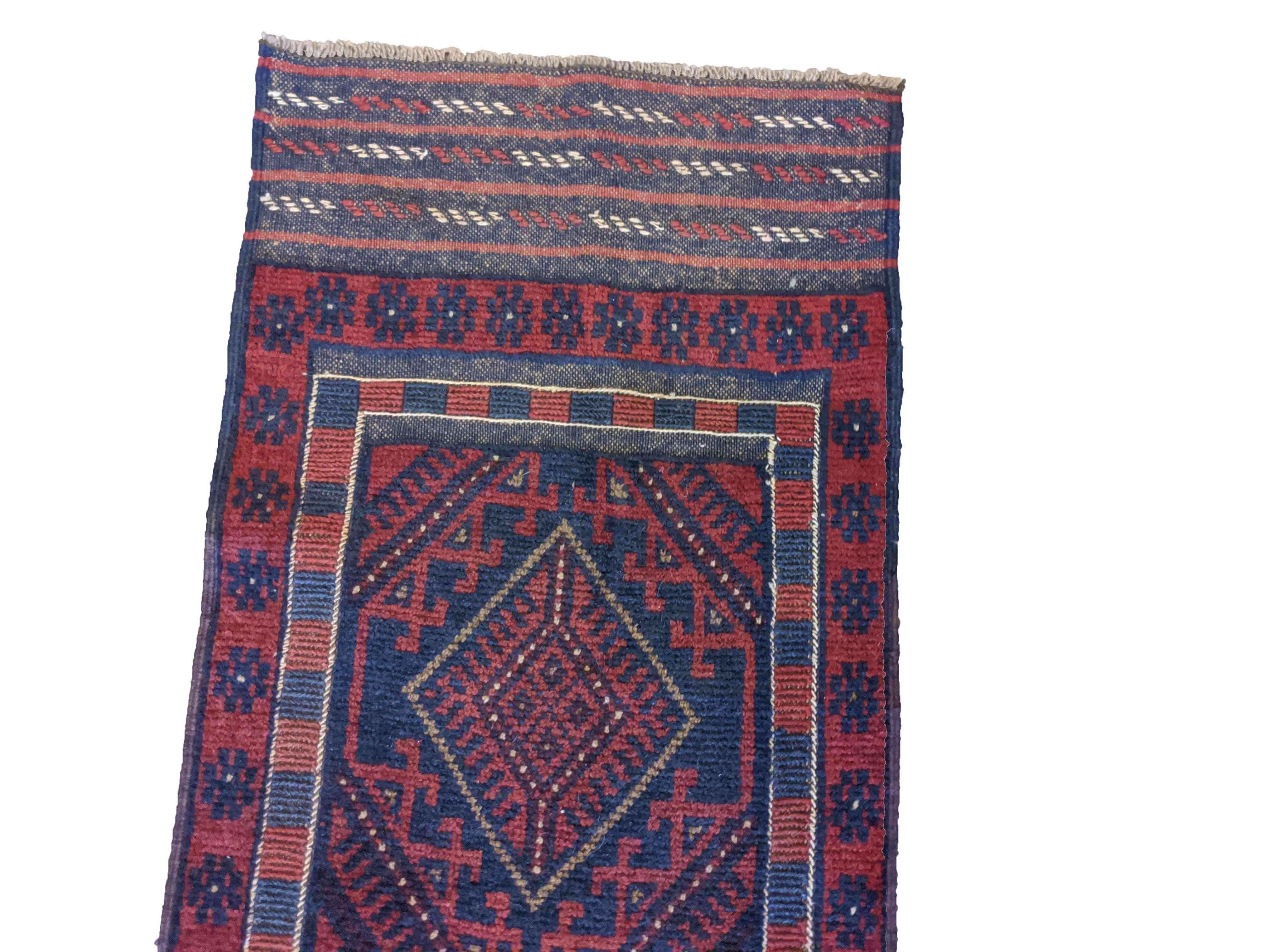 63 x 254 cm Afghan Mushwani Tribal Orange Rug - Rugoutlet