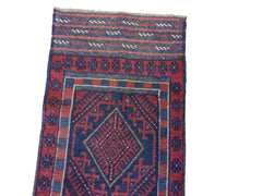 63 x 254 cm Afghan Mushwani Tribal Orange Rug - Rugoutlet