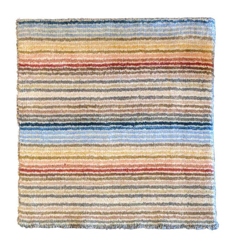63 x 60 cm White & multicolour Small Rug - Rugoutlet