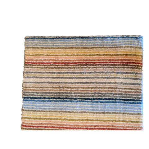 63 x 60 cm White & multicolour Small Rug - Rugoutlet