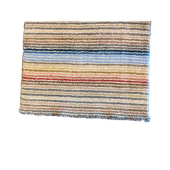 63 x 60 cm Modern White & Multicolor Small Rug - Rugmaster