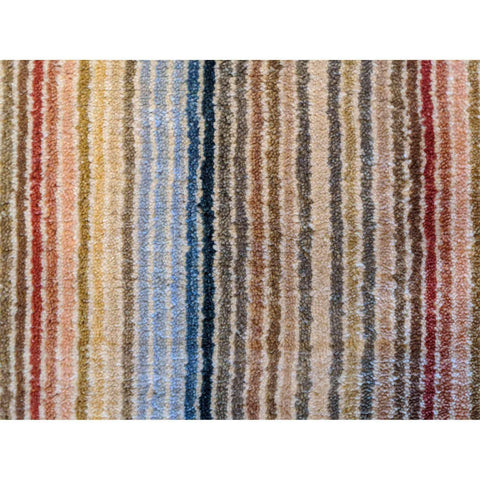 63 x 60 cm Modern White & Multicolor Small Rug - Rugmaster
