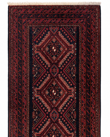 Persian Baluch Traditional Rug 277 x 62 cm (9.09 x 2.03 ft)