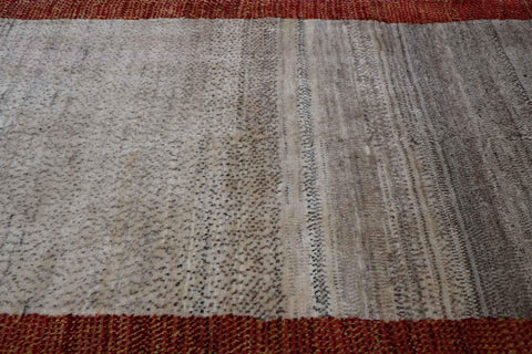 190x106 cm Persian Qashqai Wool Rug Handmade Beige - Rugoutlet