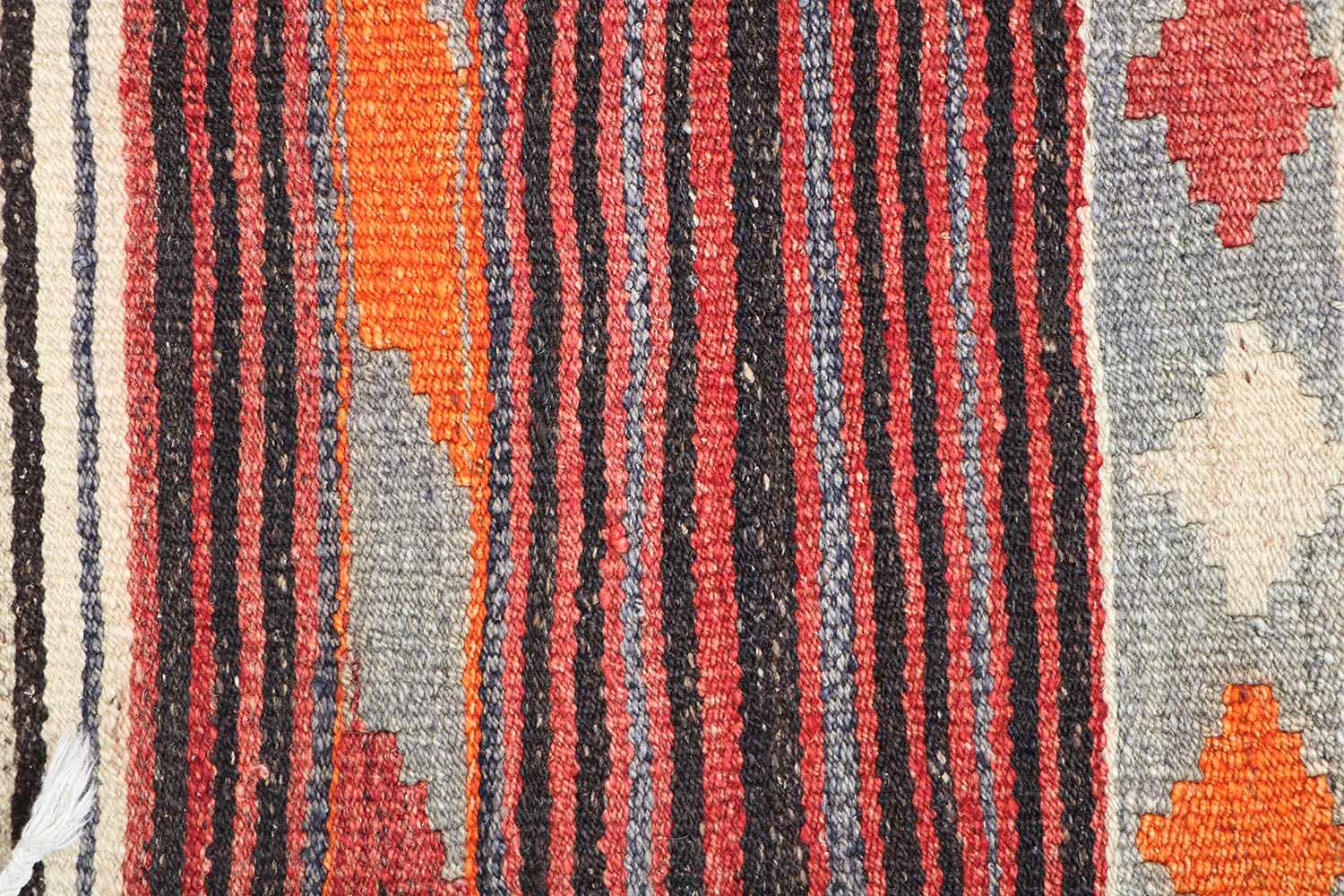 290x144 cm Lori Kilim Wool Rugs Handmade Maroon - Rugoutlet