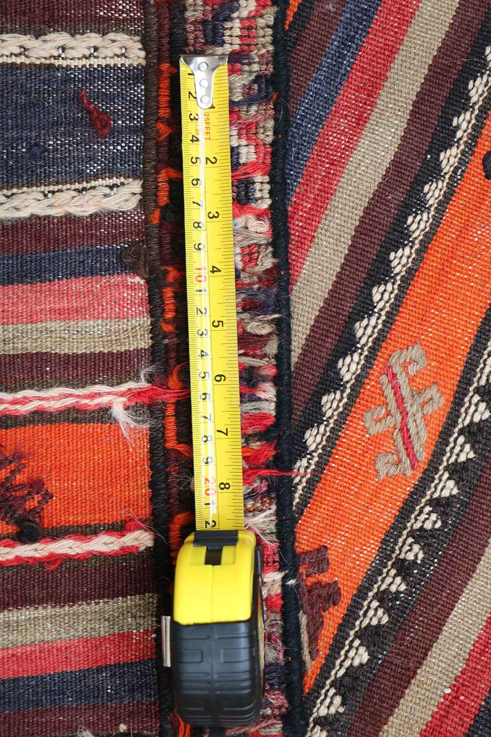 289X136 cm Antique Qashqai Kilim Sumak Tribal Wool Rugs Handmade Maroon - Rugoutlet