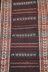 295x100 cm Baluch Kilim Sumak Tribal Wool Rugs Hand Knotted Maroon - Rugoutlet