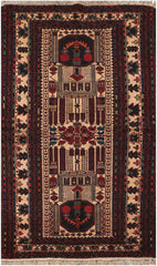 179x106cm Afghan Sumak (Soumak) brown handmade rug
