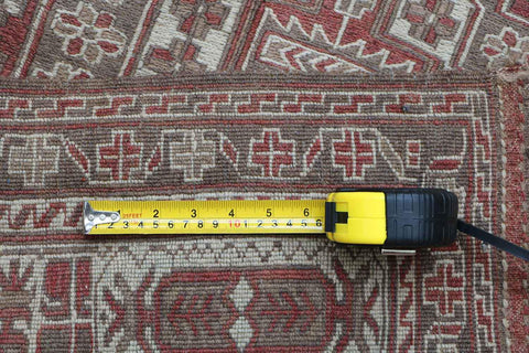 250x150cm Uzbek Sumak (Soumak) Tribal Wool Handmade Brown and Beige rug - Rugoutlet