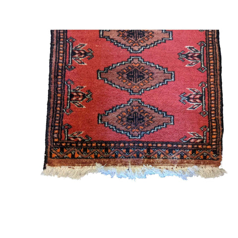 68 x 45 cm Pakistan Bukhara Red Small Rug - Rugoutlet