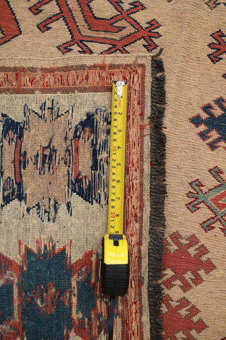 311x209cm Kazak Kilim Sumak Tribal Wool handmade rug - Rugoutlet