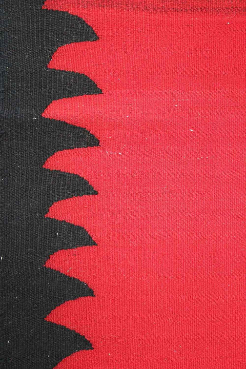 240x140 cm Qashqai Kilim Tribal Wool Rugs Hand Knotted Red - Rugoutlet
