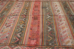 297x159 cm Antique Shahsavand Sumak Kilim Tribal Wool Rugs Hand Knotted Brown - Rugoutlet