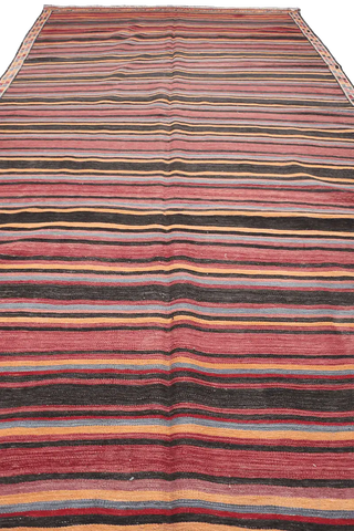 330x170 cm Qashqai Kilim Tribal Wool Rugs Hand Knotted Multi-Coloured - Rugoutlet