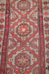 320x165 cm Anatolian Kilim Sumak Tribal Wool Rug Handmade Red Grey - Rugoutlet