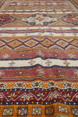 320x190 cm Morrocan Kilim Tribal Wool Rug Handmade Multi-Coloured - Rugoutlet